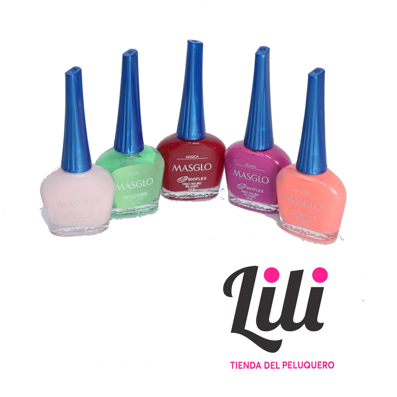 MASGLO ESMALTES • Bases • Brillos • Secado Rápido • Removedores • Manicure y Pedicure