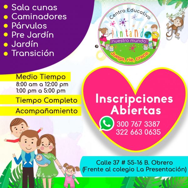 Centro Educativo Nuestro Mundo Inscripciones